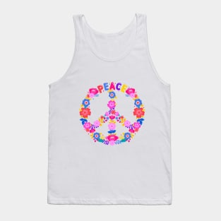 Peace wreath Tank Top